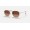 Ray Ban Hexagonal Flat Lenses RB3548 + Bronze-Copper Frame Brown Lens Sunglasses