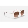 Ray Ban Hexagonal Flat Lenses RB3548 + Bronze-Copper Frame Brown Lens Sunglasses