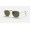 Ray Ban Hexagonal Flat Lenses RB3548 Classic G-15 + Gold Frame Green Classic G-15 Lens Sunglasses
