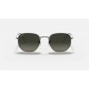 Ray Ban Hexagonal Flat Lenses RB3548 + Gunmetal Frame Grey Lens Sunglasses