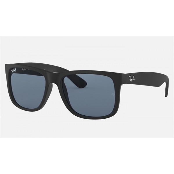 Ray Ban Justin Classic RB4165 Polarized Classic + Black Frame Blue Classic Lens Sunglasses