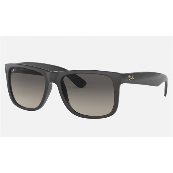 Ray Ban Justin @Collection RB4165 + Grey Frame Black Lens Sunglasses