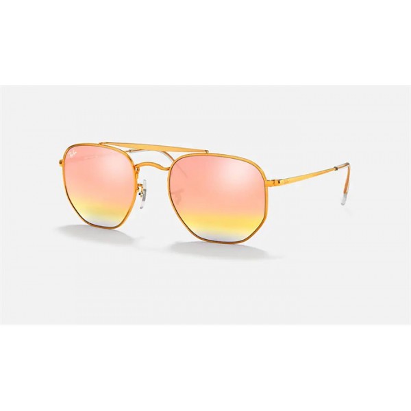 Ray Ban Marshal RB3648 Bronze-Copper Frame Pink Gradient Lens Sunglasses