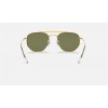 Ray Ban Marshal RB3648 Gold Frame Light Green Classic Lens Sunglasses