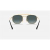 Ray Ban Marshal RB3648 Tortoise Frame Blue Gradient Lens Sunglasses