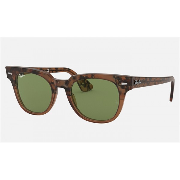 Ray Ban Meteor Classic RB2168 Green Classic Brown Gradient Havana Sunglasses