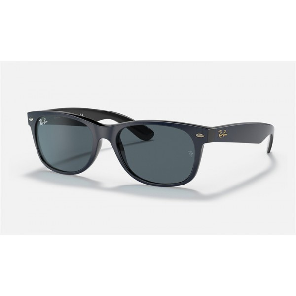 Ray Ban New Wayfarer Collection RB2132 Blue Classic Blue Sunglasses