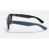 Ray Ban New Wayfarer Color Mix RB2132 Classic G-15 + Blue Frame Green Classic G-15 Lens Sunglasses