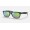 Ray Ban New Wayfarer Flash RB2132 Flash + Black Frame Green Flash Lens Sunglasses