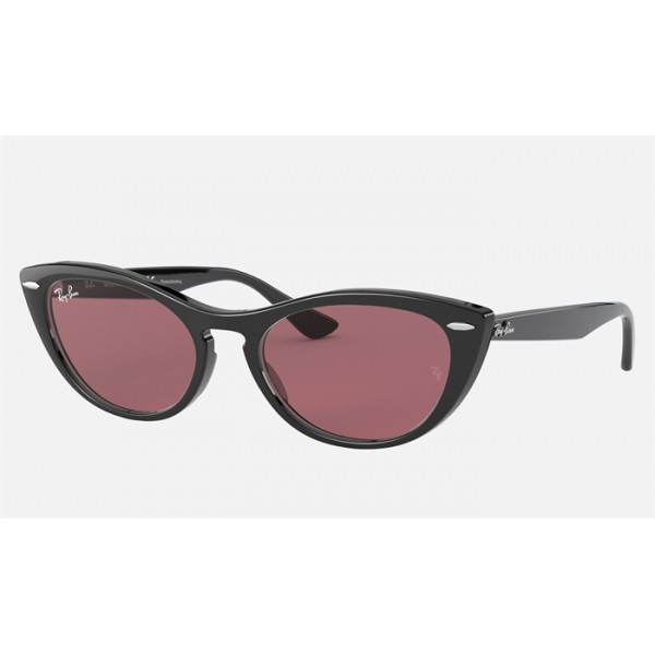 Ray Ban Nina RB4314 Violet Photocromic Black Sunglasses