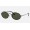 Ray Ban Oval Double Bridge RB3847 Green Classic G-15 Black Sunglasses
