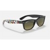 Ray Ban RB2132 LTD Ray-Ban X Disney Polarized Gradient + Black Frame Grey Lens Sunglasses