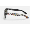 Ray Ban RB2132 LTD Ray-Ban X Disney Polarized Gradient + Black Frame Grey Lens Sunglasses