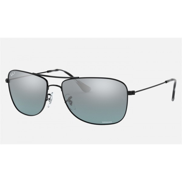 Ray Ban RB3543 Chromance Grey Mirror Chromance Grey Sunglasses