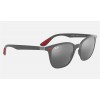 Ray Ban RB4297 Scuderia Ferrari Collection Grey Mirror Grey Sunglasses