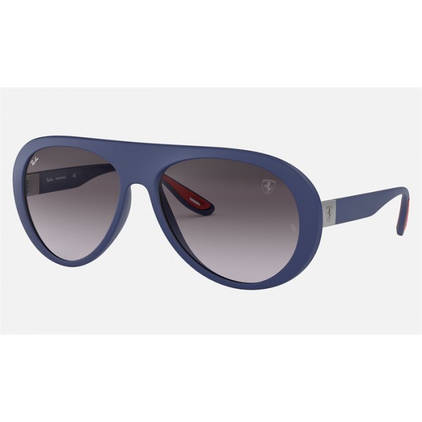 Ray Ban RB4310 Scuderia Ferrari Collection Grey Blue Sunglasses