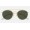 Ray Ban Round Double Bridge Legend RB3647 Classic G-15 + Shiny Gold Frame Green Classic G-15 Lens Sunglasses