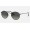 Ray Ban Round Flat Lenses RB3447 Gradient + Black Frame Grey Gradient Lens Sunglasses