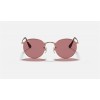 Ray Ban Round Metal @Collection RB3447 Classic + Bronze-Copper Frame Violet Classic Lens Sunglasses