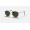 Ray Ban Round Metal RB3647 Classic G-15 + Gunmetal Frame Green Classic G-15 Lens Sunglasses