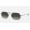 Ray Ban Round Octagonal Classic RB3556 Gradient + Gunmetal Frame Grey Gradient Lens Sunglasses