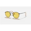 Ray Ban Round Washed Evolve RB3447 Photochromic Evolve + Black Frame Yellow Photochromic Evolve Lens Sunglasses