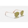 Ray Ban Round Washed Evolve RB3447 Photochromic Evolve + Gold Frame Green Photochromic Evolve Lens Sunglasses