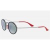 Ray Ban Scuderia Ferrari Collection RB3847 Blue Flash Silver Sunglasses