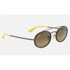 Ray Ban Scuderia Ferrari Collection RB3847 Brown Mirror Gunmetal Sunglasses