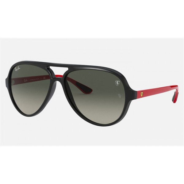 Ray Ban Scuderia Ferrari Collection RB4125 Grey Black Sunglasses