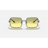 Ray Ban Square 1971 Washed Evolve RB1971 Yellow Photochromic Evolve Black Sunglasses