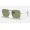 Ray Ban Square Classic RB1971 Light Green Classic Silver Sunglasses