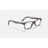 Ray Ban The Timeless RB5228 Demo Lens + Striped Grey Frame Clear Lens Sunglasses