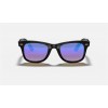 Ray Ban Wayfarer Ease RB4340 Blue Gradient Flash Black Sunglasses