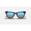 Ray Ban Wayfarer Ease RB4340 Blue Gradient Flash Blue Sunglasses