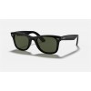Ray Ban Wayfarer Ease RB4340 Green Classic G-15 Black Sunglasses