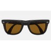 Ray Ban Wayfarer Folding Classic RB4105 Brown Classic B-15 Tortoise Sunglasses