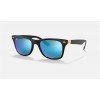 Ray Ban Wayfarer Liteforce RB4195 Black Frame Blue Lens Sunglasses